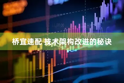 桥宜速配 技术架构改进的秘诀